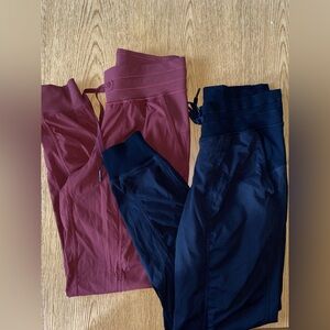 Two Lululemon Joggers size 4